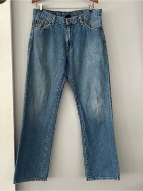 Vtg NAUTICA JEANS CO. Relaxed Fit Straight Cotton Denim Blue Jeans Men’s 33x32